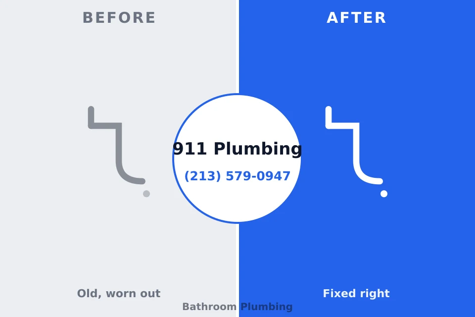 Before and after: plumbing repair Vanceboro, NC